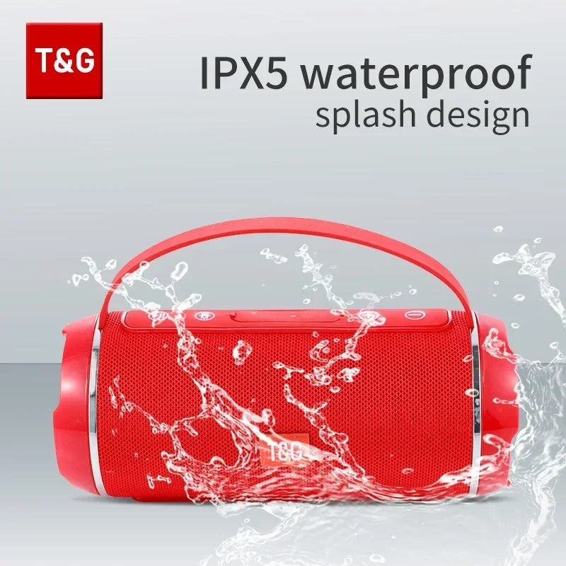 T&G TG116C Bluetooth Speakers Wireless Powerful Portable Speakers Box Outdoor Speaker Subwoofer Music Center Boom Box With Radio