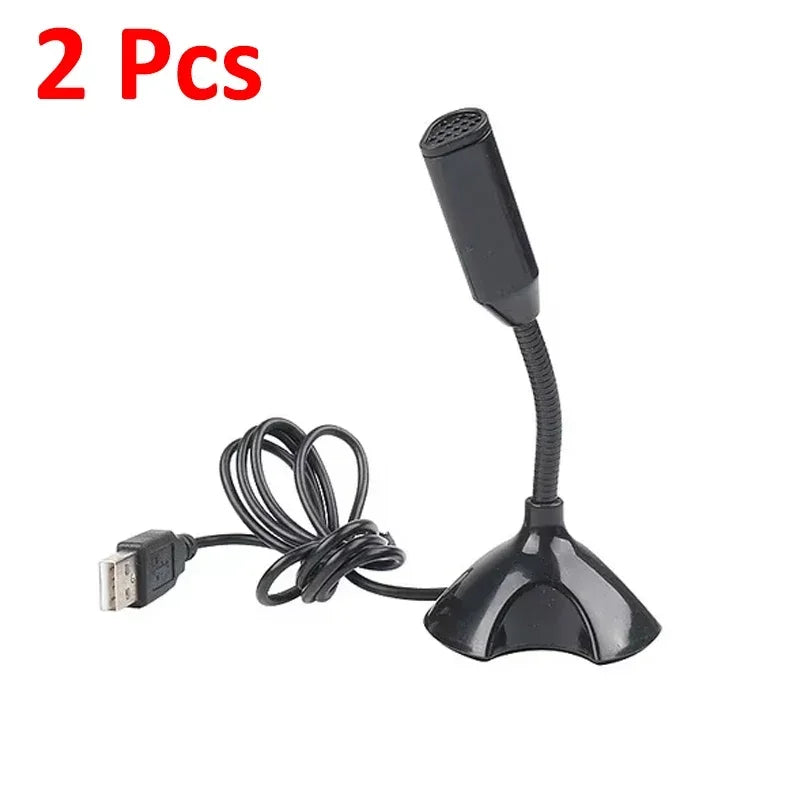 USB Microphone For Laptop And Computers Adjustable Studio Singing Gaming Streaming Mikrofon Stand Mic With Holder Desktop