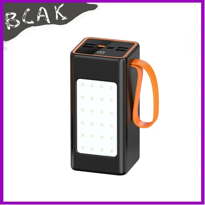500000mah 100000mah 200000mah 300000mah Upgraded Version Super power bank fast charge with LED Super Large Capacity