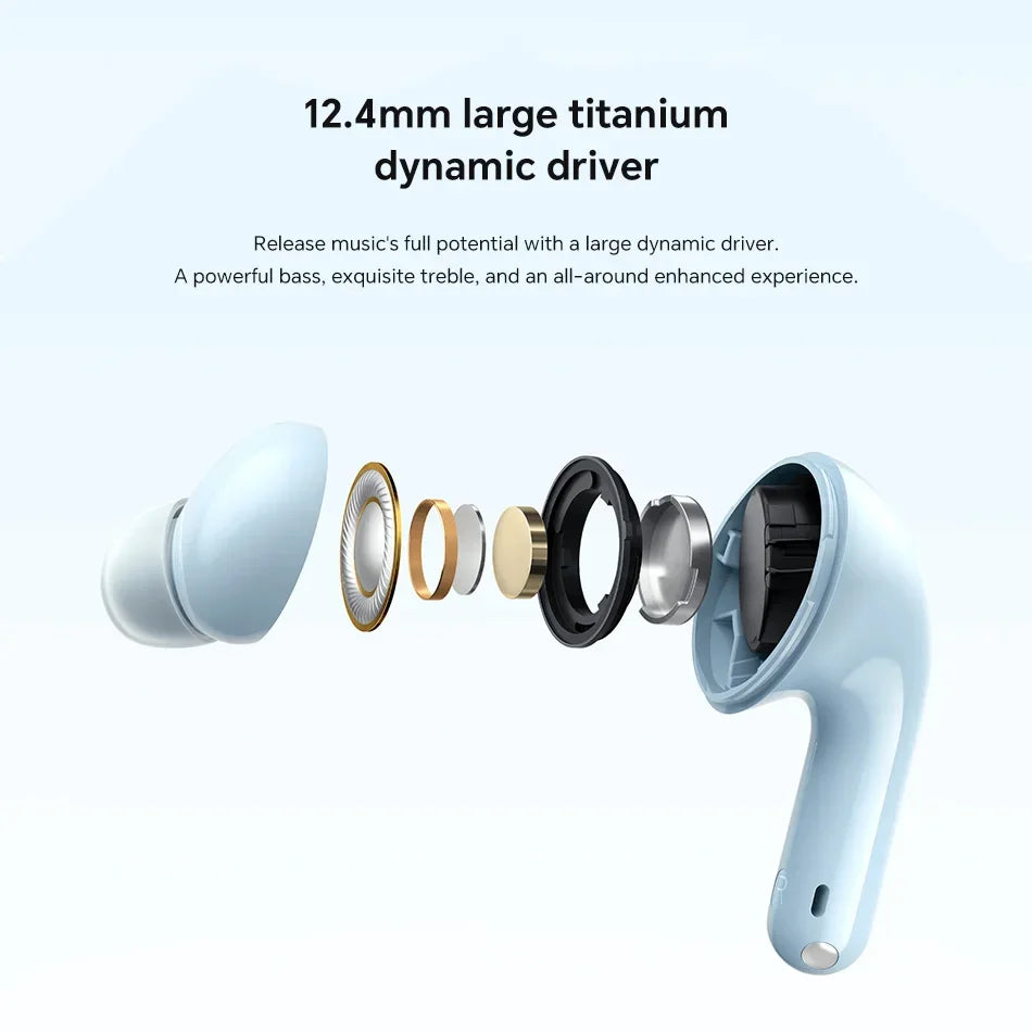 Original Xiaomi Redmi Buds 6 Lite Edition Wireless Bluetooth Earbuds In ear Call Noise Cancellation Long Battery Life
