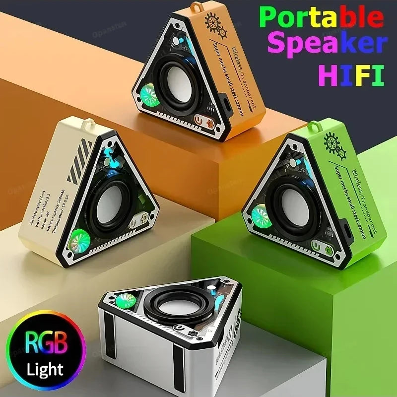 Portable TWS Bluetooth Speaker Audio Subwoofer Mini Wireless Portable Speaker HiFi Music Surrounding Sound Outdoor Loudspeaker