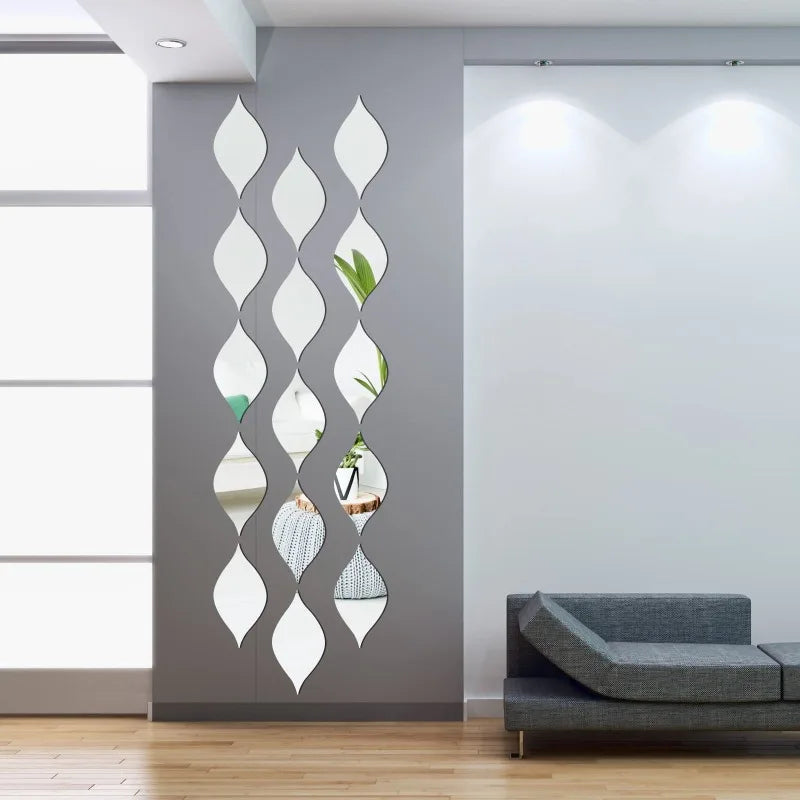 Acrylic Mirror That Will Not Break Wall-attached High Definition Self-adhesive Soft Mirror Non-punching Decorative Mirror