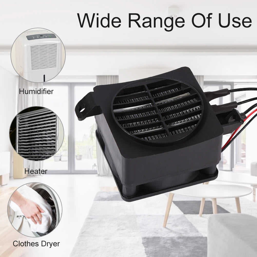 100W 12V Energy Saving PTC Car Fan Air Heater Constant Temperature Heating Element Heaters Air Heater Heater Air Heaters Heaters
