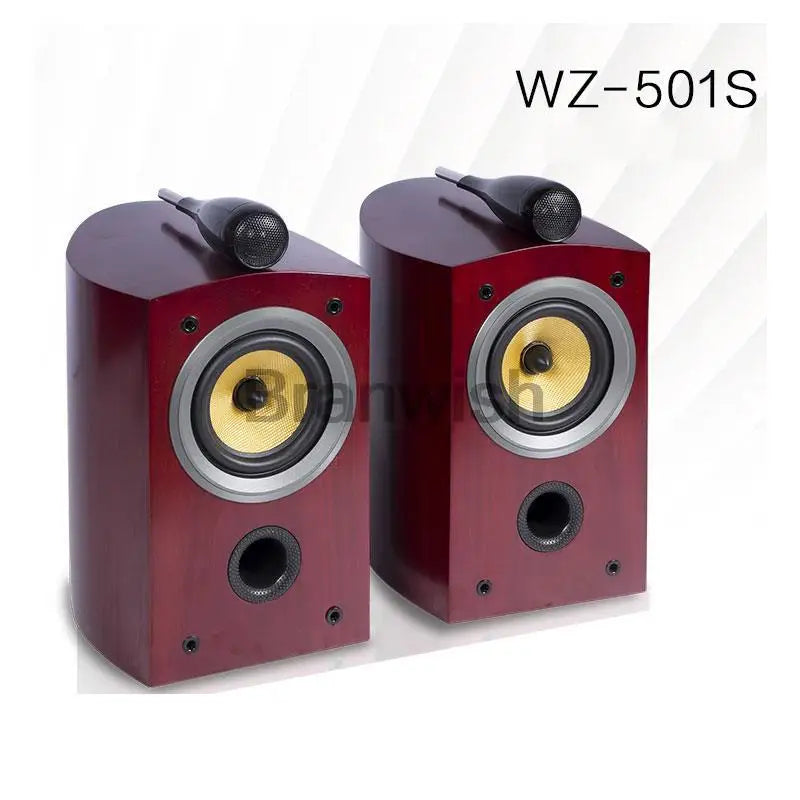5.5 Inch Passive Speaker 100W Bookshelf Speaker Two-Way Audio Sound Box 8Ω Monitor Speakers HiFi For Home Theater DJ Studio Bar