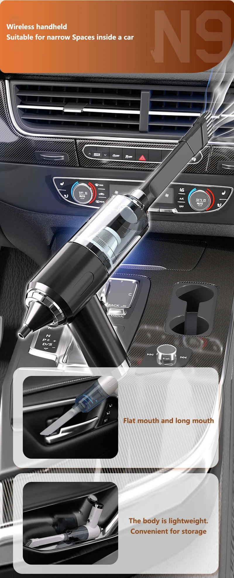 2900000PA Wireless Vacuum Cleaner Convenient Blowing And Suction Integrated Handheld Car Mounted Household Dust Collector 2026