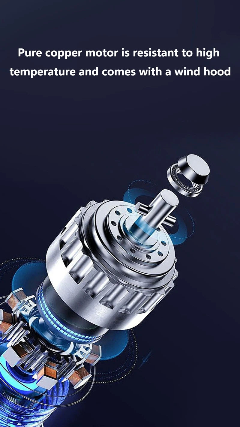 New Car Vacuum Cleaner  High-power Suction & Blow Home & Car Use Portable Strong Suction Power Small Wireless Vacuum Cleaner