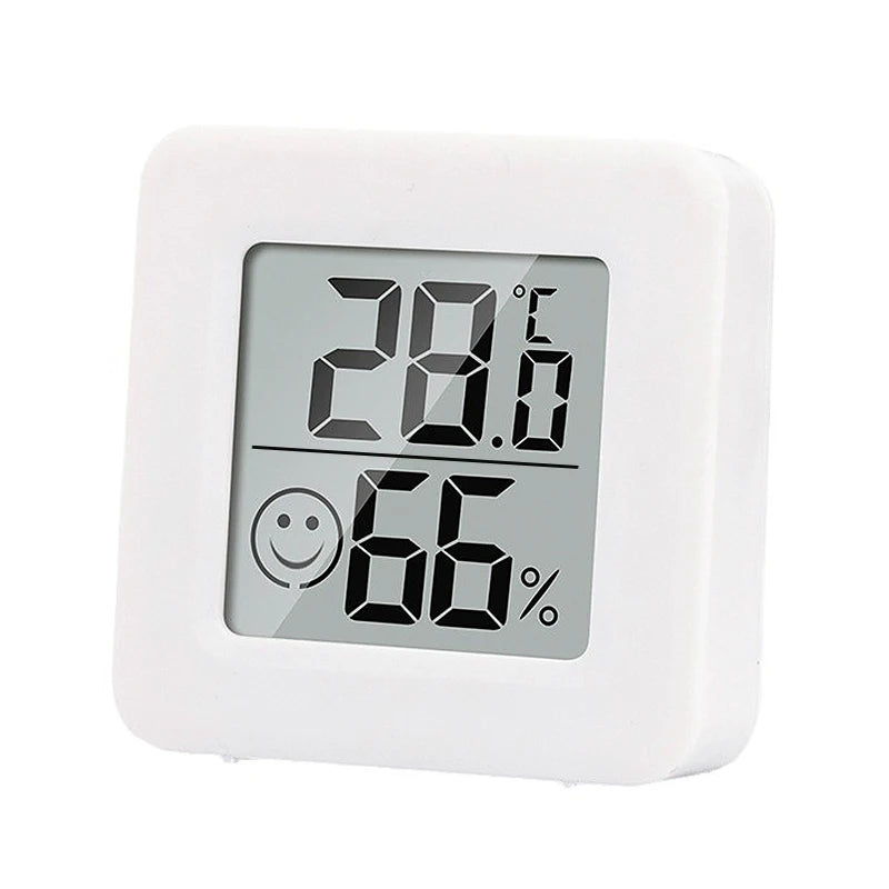 Thermohygrometer Ultra-thin Simple Smart Home Electronic Digital Thermometer Hygrometer LCD Digital Wall Clock