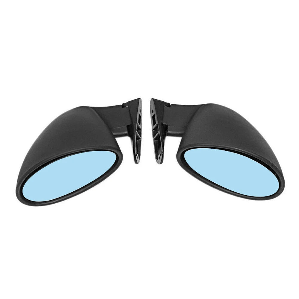 Pair California Style Racing Mirrors Universal Classic Rearview Mirror Custom Car Door Side Wing Mirrors For Cars Replacement