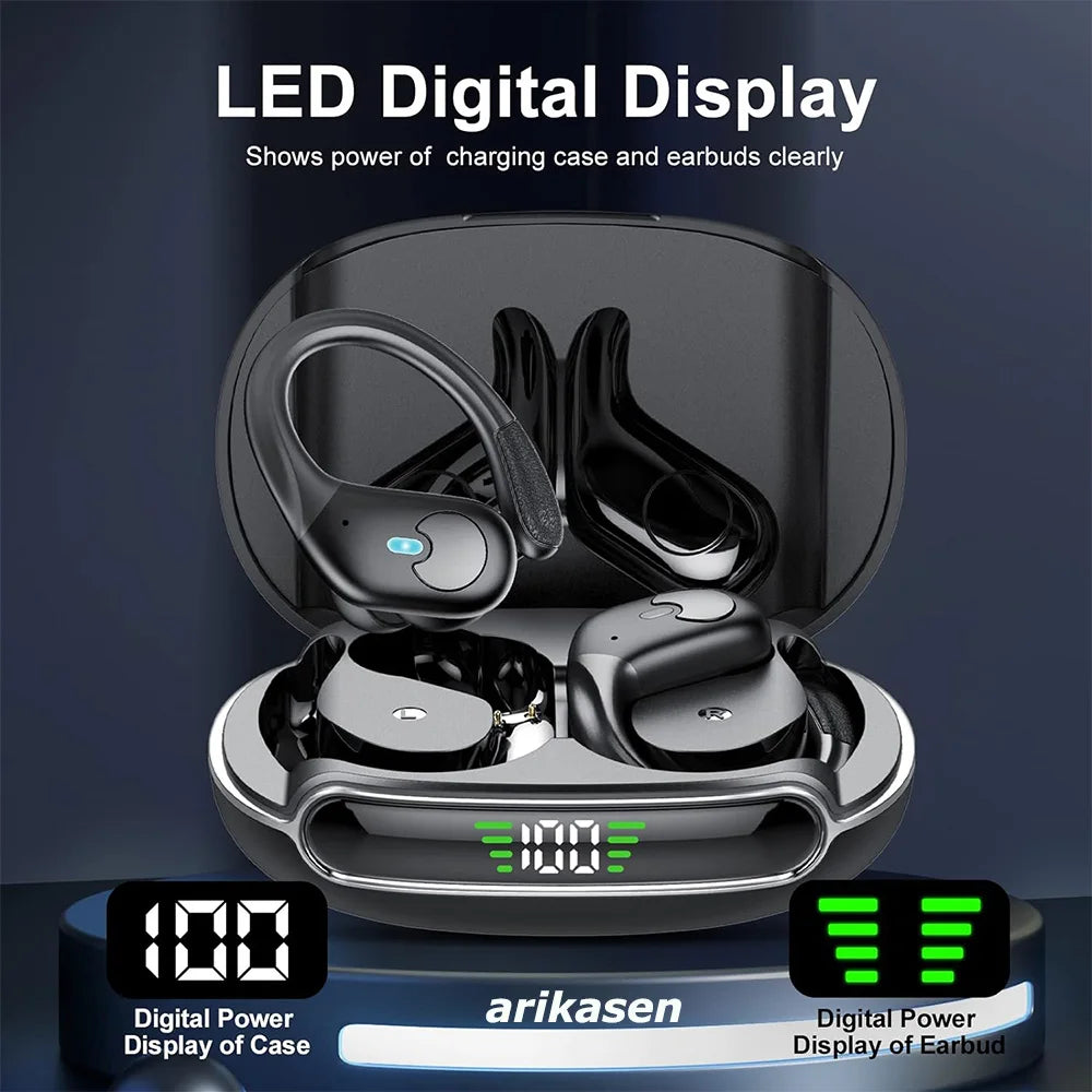 Bluetooth 5.3 Wireless Over-Ear Headphones – HiFi Stereo Sound