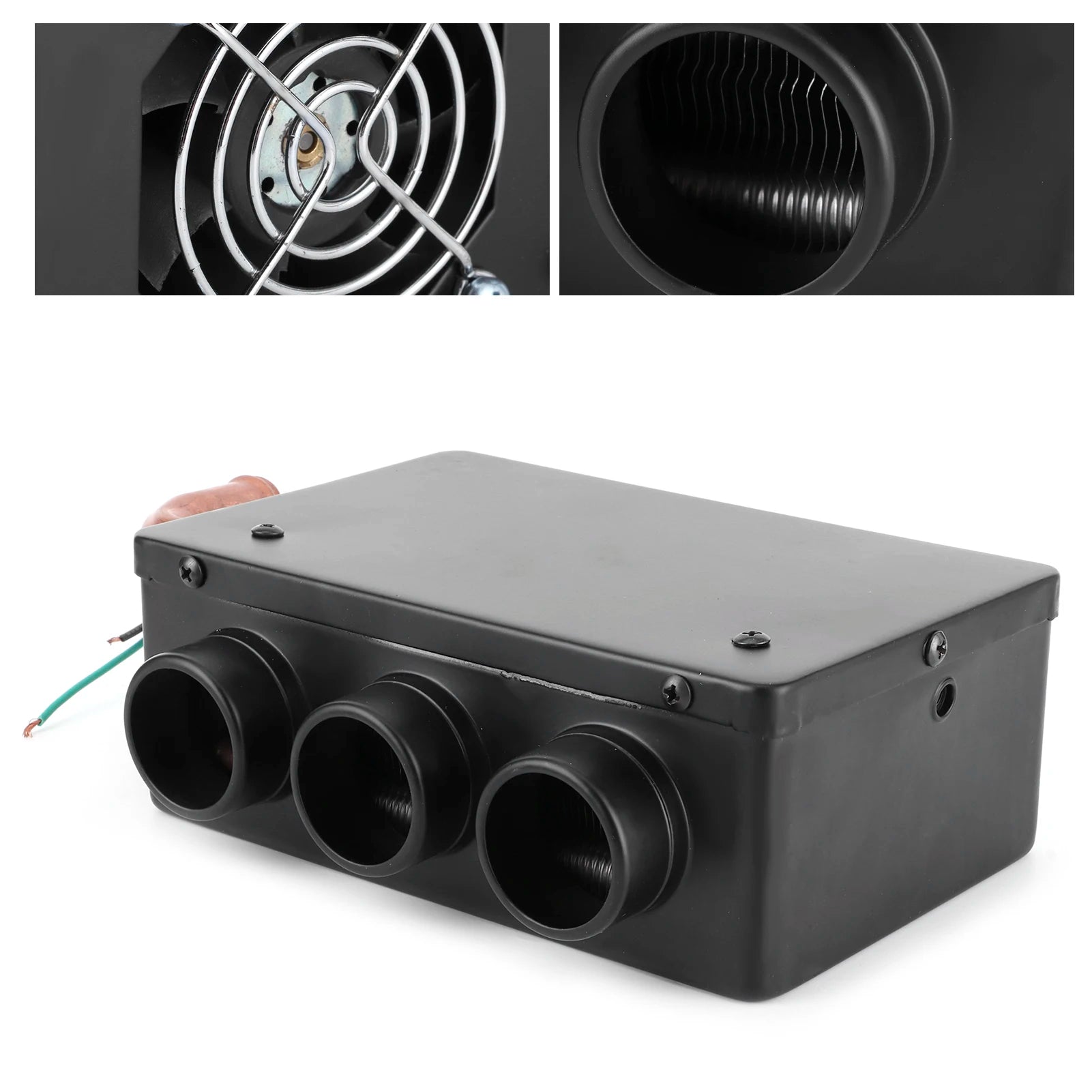 12V 50W Car Heater 3 Hole Portable Winter Fast Heating Warmer Frost Removing Low Noise Auto Warming Car Defroster 12V Car Heater