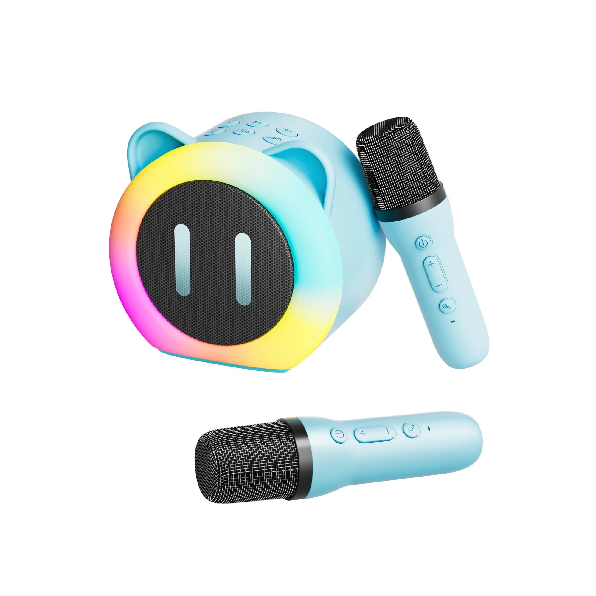 PARAMITA Bluetooth Speaker Portable Home Cute Karaoke Mini Wireless Audio with Microphone Home Karaoke Singing Machine Kids Gift