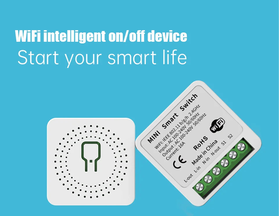 cozylife Smart WiFi mini Control Switch / remote switch /timing APP control  for Smart Home Automation