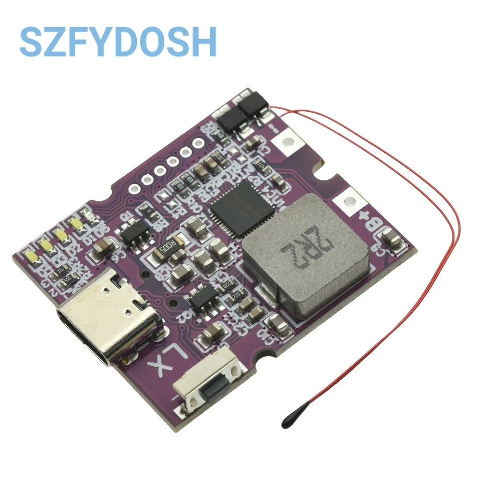 22.5W Power Bank Bidirectional Fast Charging Mobile Power Bank Module for Lithium Battery Charger Board Supports QC4+
