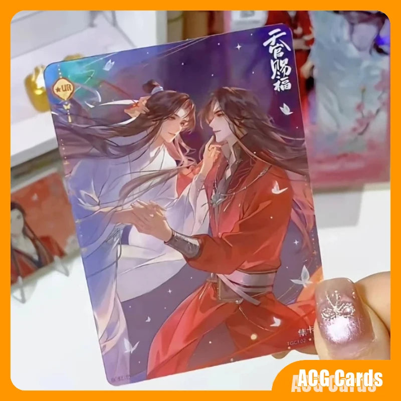 In Stock Tianguan Blessing Four Seasons Card Anime Anniversary Edition Collected Card Blind Box Original Nice Festival Gift Toys