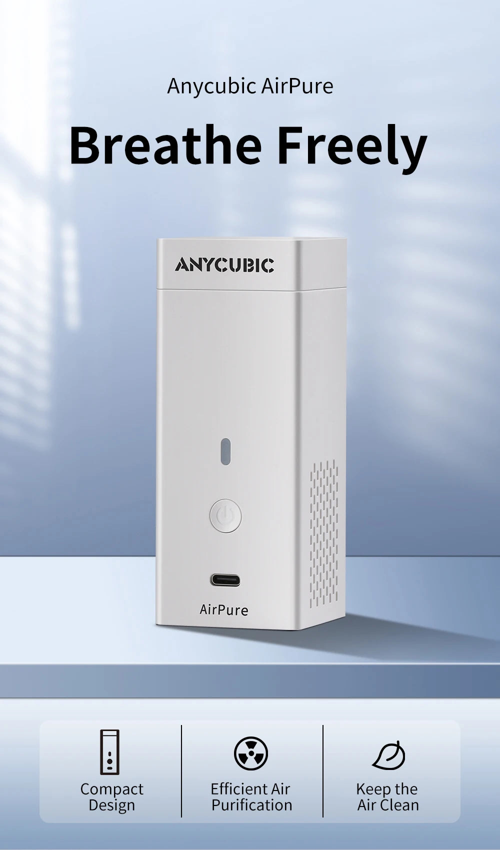 ANYCUBIC 3D Printer Parts Air Purifier 2 pcs/lot 3d Printers Accessory for Photon Series Photon LCD 3D Printers
