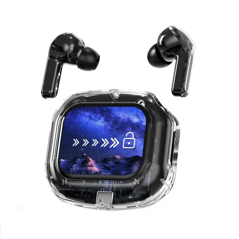 Wireless Bluetooth-compatible Earphones Air31 intelligent Touch Color LCD Screen TWS Earbuds HIFI Noise Reduction Stereo Headset