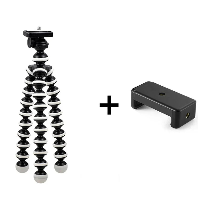 Octopus Flexible Tripod Mount Stand for GoPro Hero 12 11 10 9 8 7 6 5 4 3 Action camera Sjcam Top DJI action