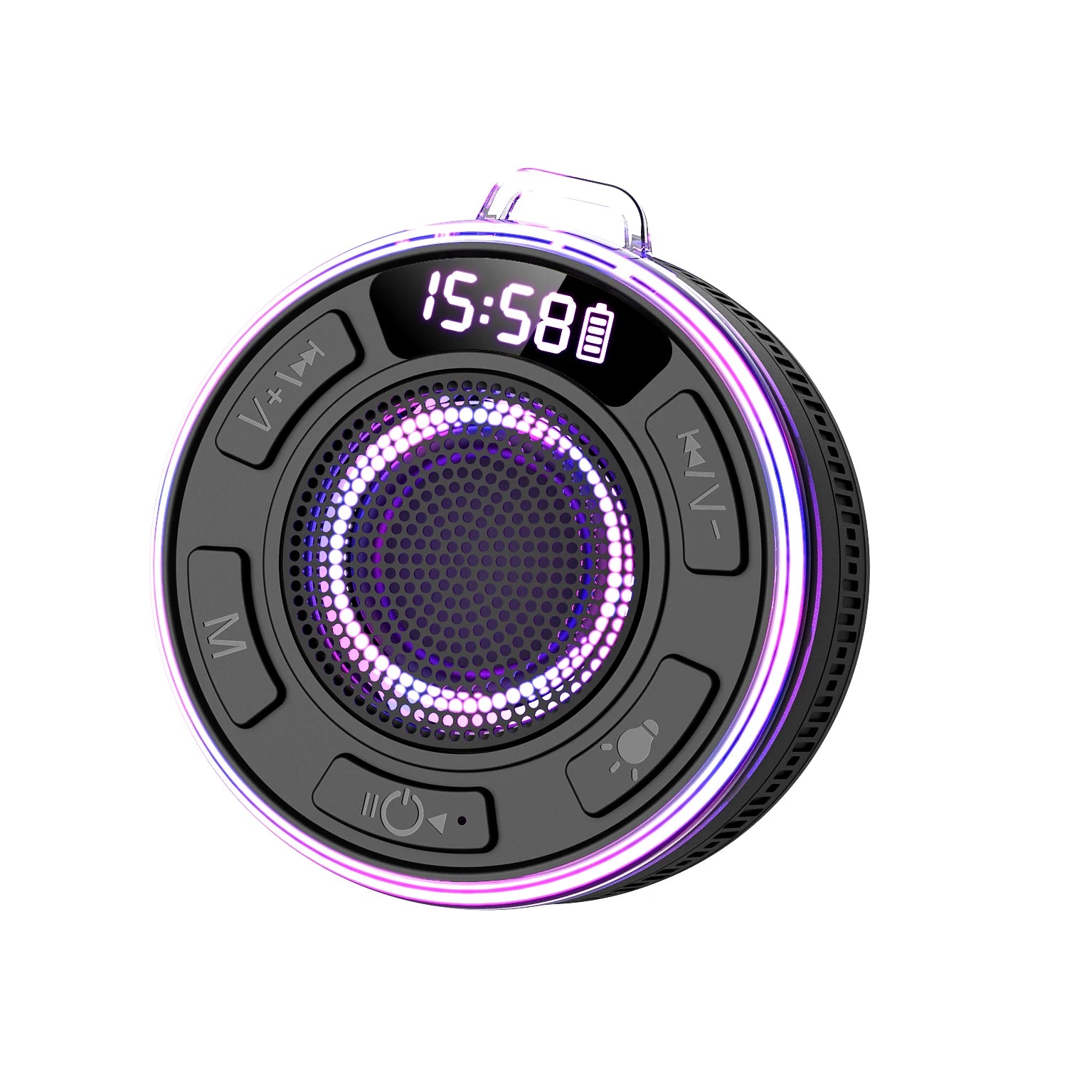 Wireless Bluetooth S3 Speaker IPX7 Waterproof LED Light Strong bass Bluetooth speaker Type-C S3 IPX7 Waterproof 1100mAh with Mic