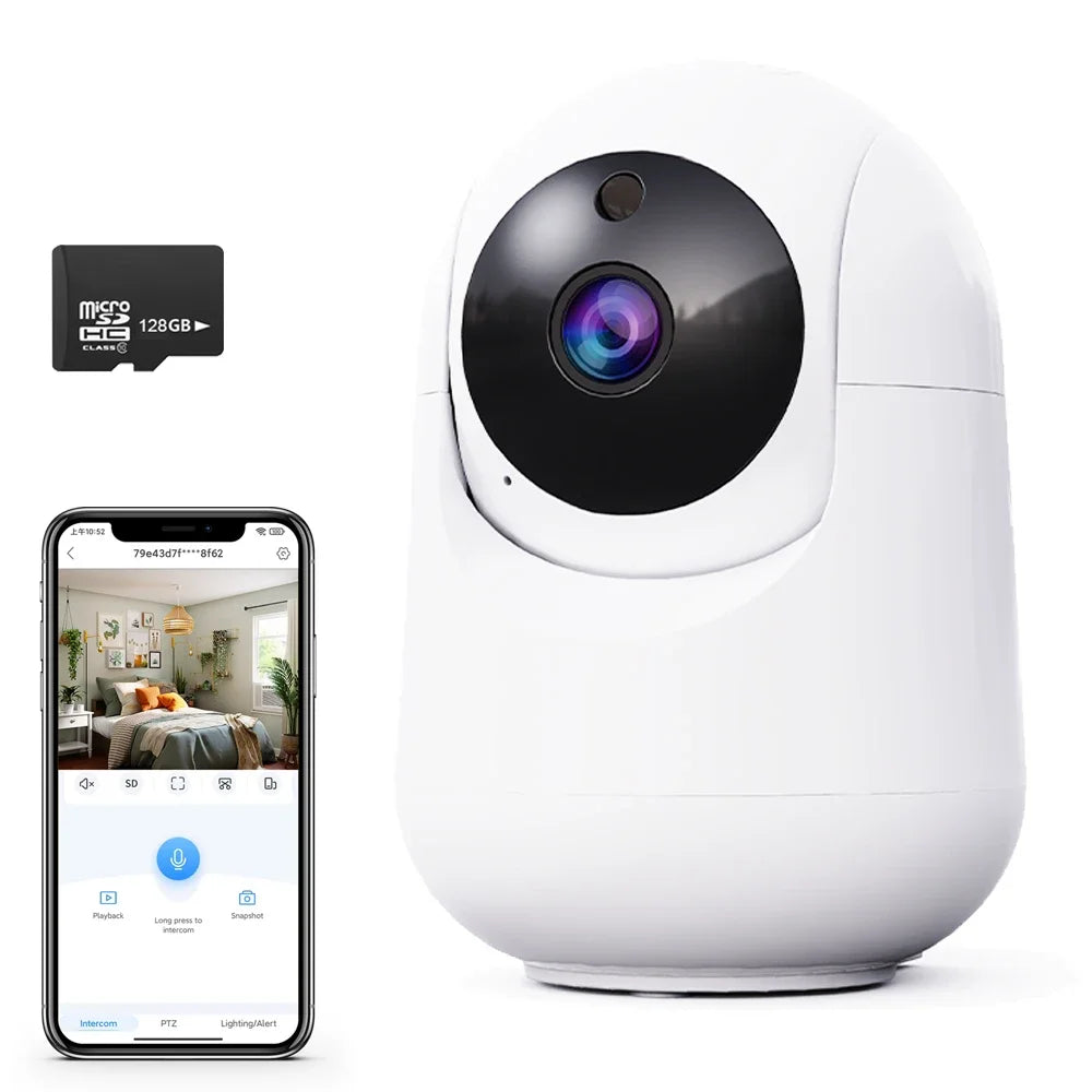 5MP IP Camera PTZ WiFi Camera Home Indoor Baby/Elderly Monitor Camera Security Protection Auto Tracking CCTV Camera