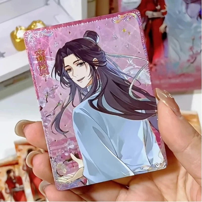 In Stock Tianguan Blessing Four Seasons Card Anime Anniversary Edition Collected Card Blind Box Original Nice Festival Gift Toys