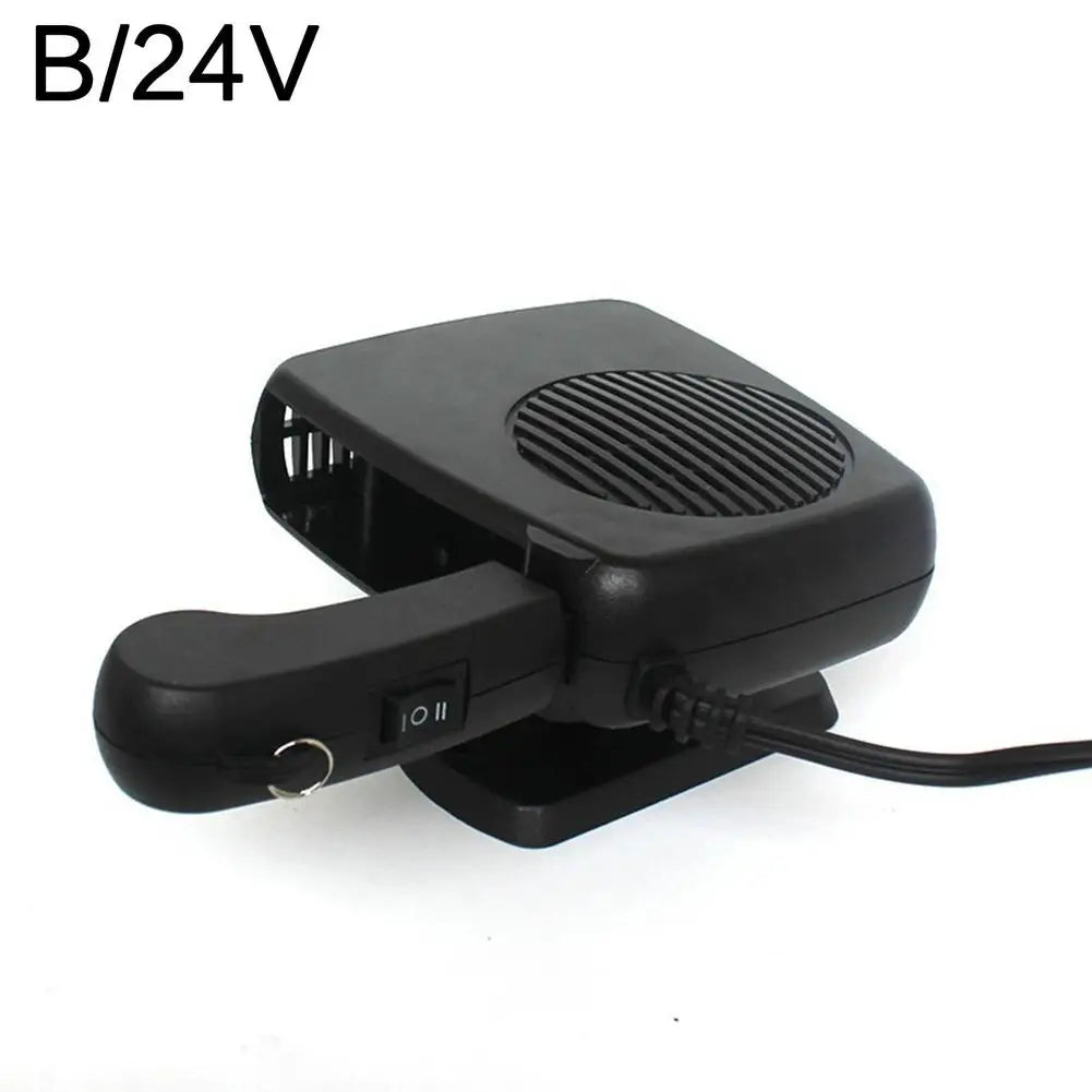 12V/24V 200W Portable Car Heater Fan Windshield Demister Defroster Cooling Heating 2 IN 1 Electric Fan For Cars Trucks