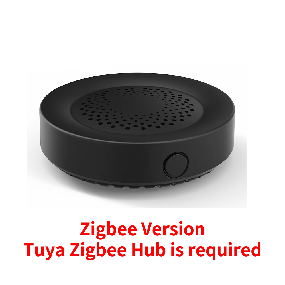 Tuya Zigbee WiFi Smart Siren Alarm 100db Speaker For Smart Home Security Works With SmartLife Alexa Yandex
