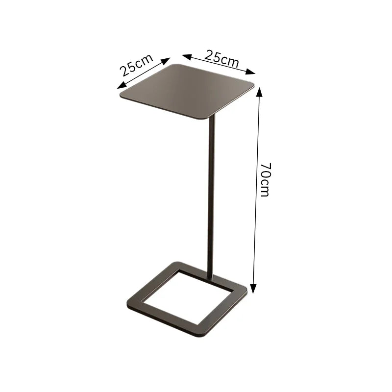 Corner Side Table for Living Room Narrow Sofa Gap Mini Coffee Table Outdoor Small Side Desk