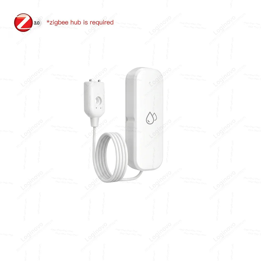 Zigbee Water Sensor Flood Leak Detector Water Linkage Smart Life App Alarm Sensor Smart Home Security Protection For TUYA Z2M