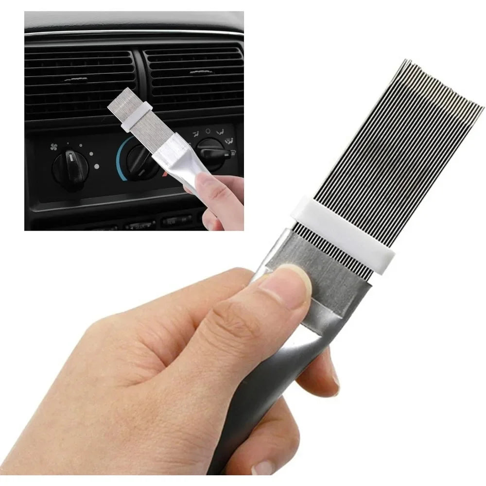 For  Cleaning Brush Condenser Dryer, Flap Comb, Refrigerator Air Conditioner, Metal Cleaning Radiator Coil Evaporator