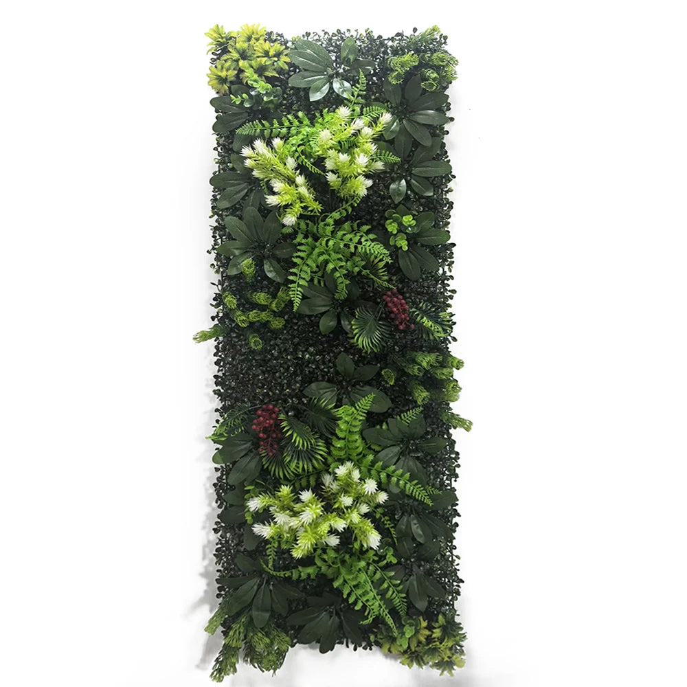 40*120CM Artificial Lawn Home Decoration Plants Wall Panels Plants Grass Branches Mixed Lawn Moss Grass