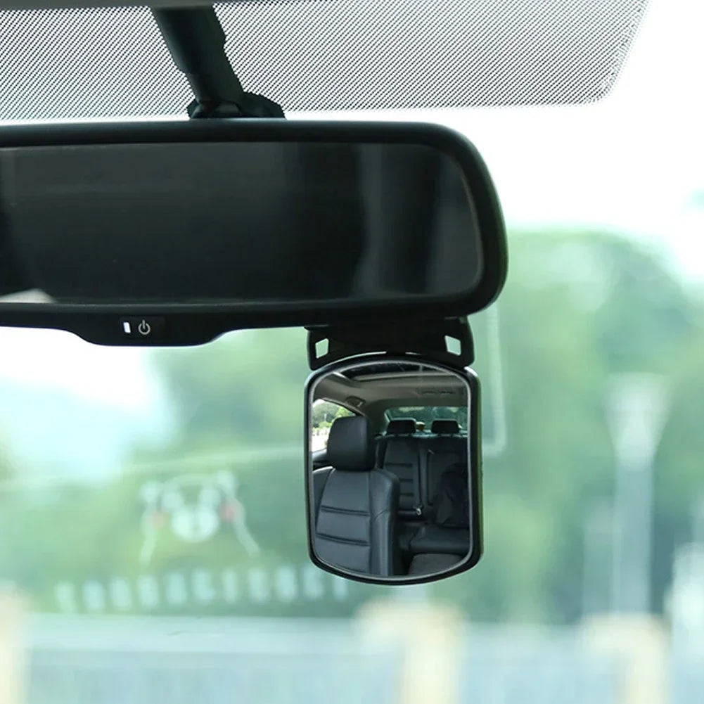 Auto Observing Back Seat Auxiliary Mirror Rotating Baby Car Rearview Baby Monitor Car Safety View Back Seat Mirror Car Interior