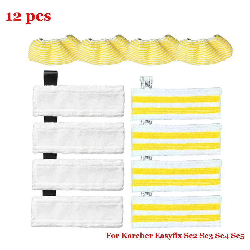 Steam Mop Cloth For Karcher Easyfix Sc2 Sc3 Sc4 Sc5 Handheld Vacuum Cleaner Part Yellow  Mop Cloth Cover Rags Pads  Accessory