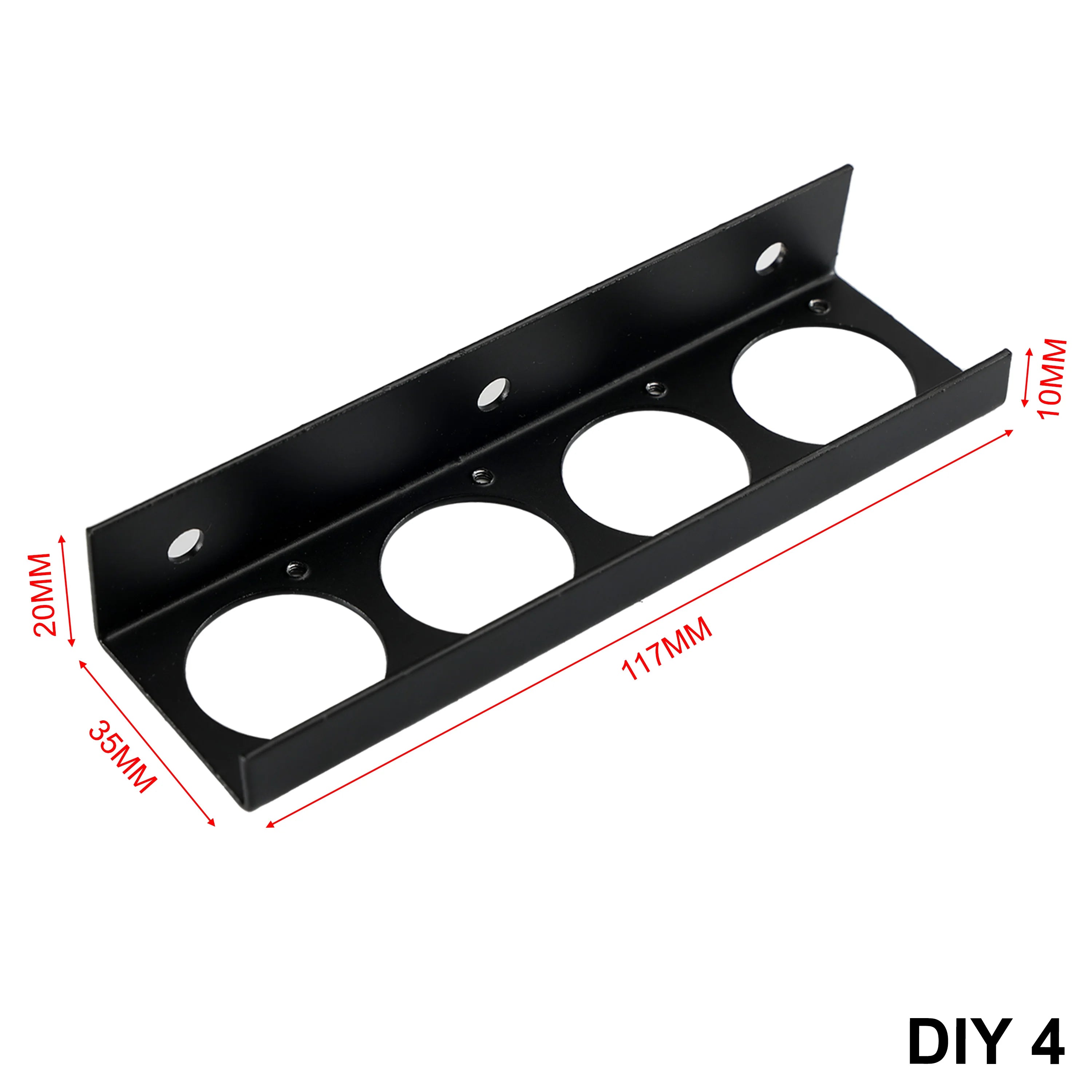 Pro-C DIY PRO Audio Guitar Effect Adaptor Pedal Board Side Port Panel Mount Bracket Kit Accessories