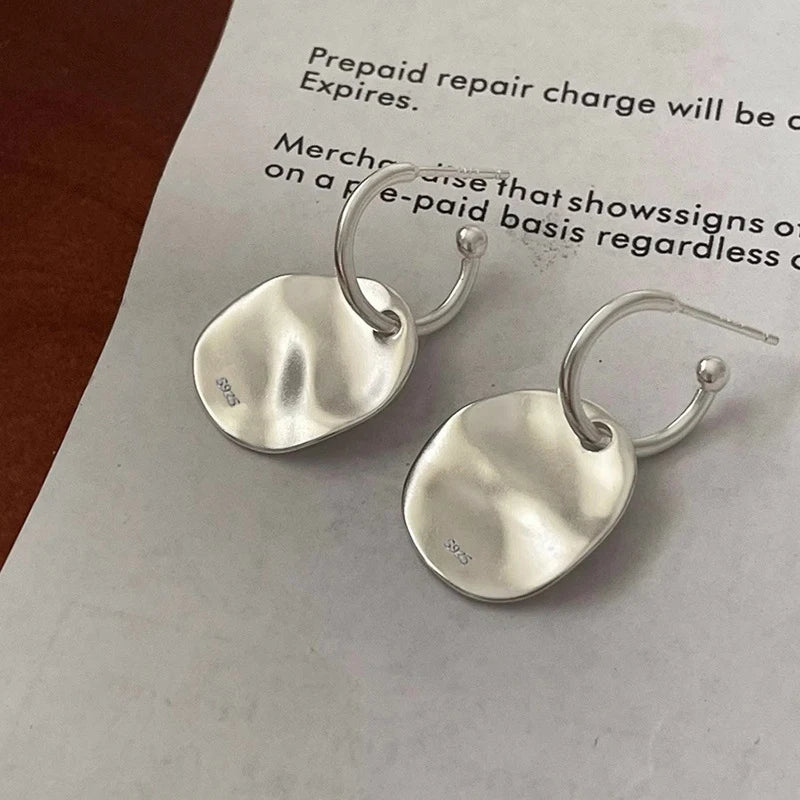 VENTFILLE 925 Sterling Silver CZ Star Moon Asymmetric Hoop Earrings for Women Girls Gold Silver Color Party Jewelry Gifts