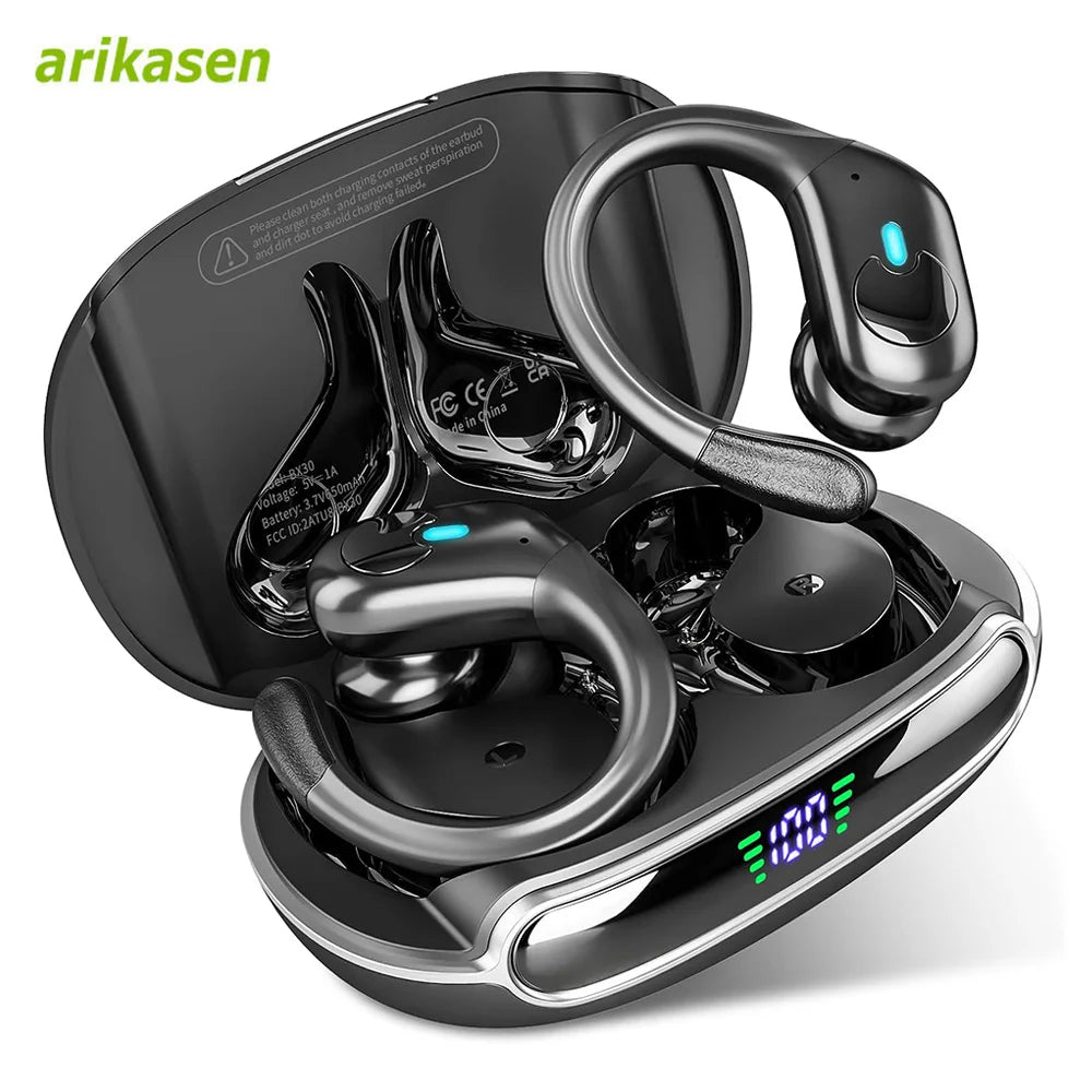 Bluetooth 5.3 Wireless Over-Ear Headphones – HiFi Stereo Sound