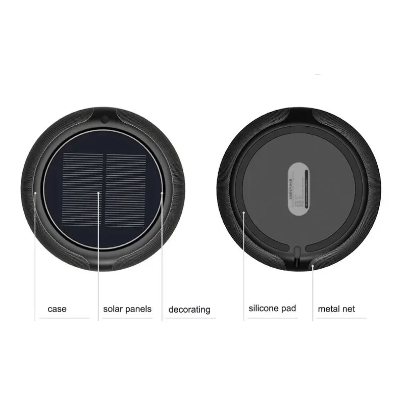 Youpin Air Purifier Solar Charging Car Ionizer HEPA Filter Ion Deodorant Car Aroma Machine Air Fresh Usb Rechargeable Home New