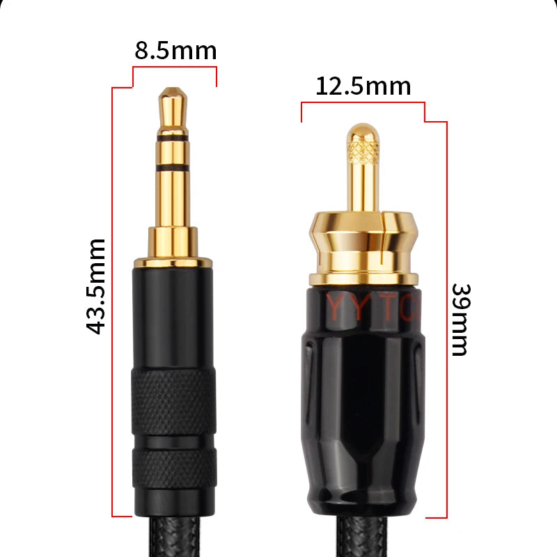 HIFI 3.5mm To RCA SPDIF Coaxial Digital Audio Cable SPDIF Coaxial Cable HiFi Home Theater For Computers Amplifier Decoder XiaoMi