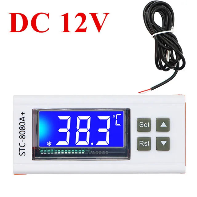 STC-8080A+ Digital Thermostat Temperature Controller Refrigerator Refrigeration Automatic Defrost Timer Intelligent Single Probe