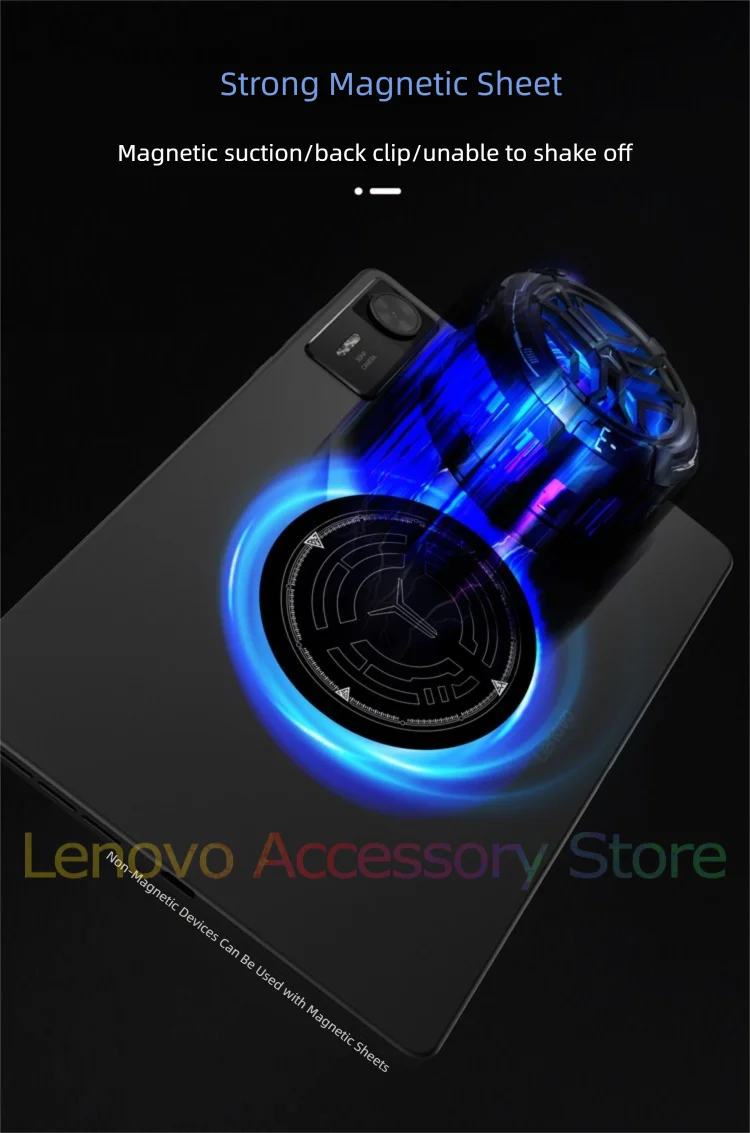 Legion Magnetic Cooler Cooling Back-clip For Lenovo Y700 Tablets Phones Heatsink 3 cooling mode Adjustment Digital Display