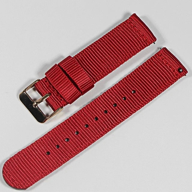 Nylon strap 18mm 20mm strap 22mm strap quick release design suitable for smart watches