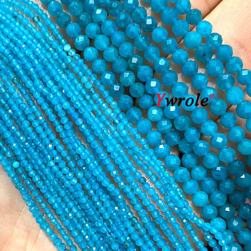 Natural Red Garnet Stone Beads 2 3 4mm Faceted Loose Round Gemstone For Jewelry Making DIY Bracelet Earrings Accessories 15''