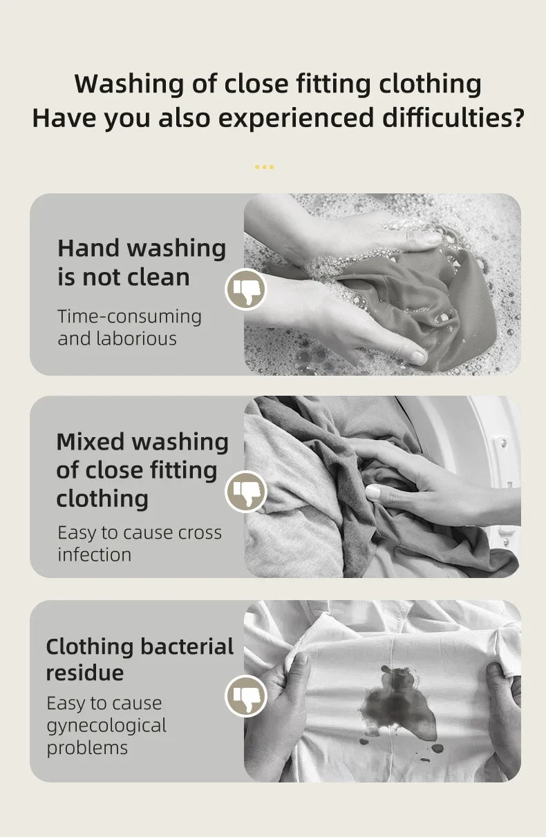 Wireless washing machine portable underwear cleaner 1L mini Socks Washing Machine Dehydratable Laundry Bucket
