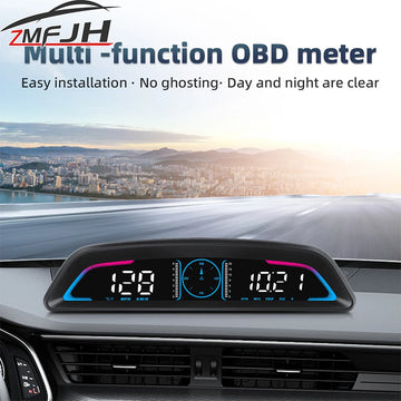 Car OBD/GPS B3 G3 Head Up Display Digital Speedometer Multifunctional HUD Display With Alarm Function Car Auto Accessories