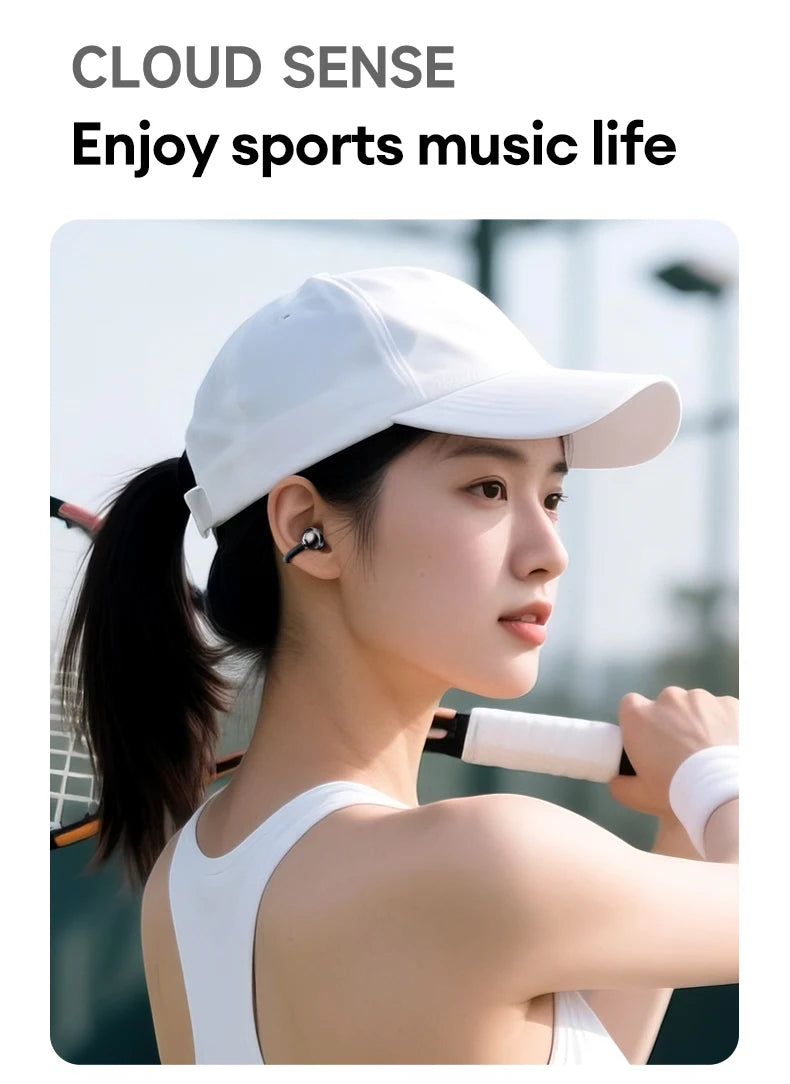 Lenovo LE302 HIFI Stereo Sports Ear Clip Earphones OWS Bluetooth 6.0 Headset Noise Cancelling Headphones Long Endurance Earbuds