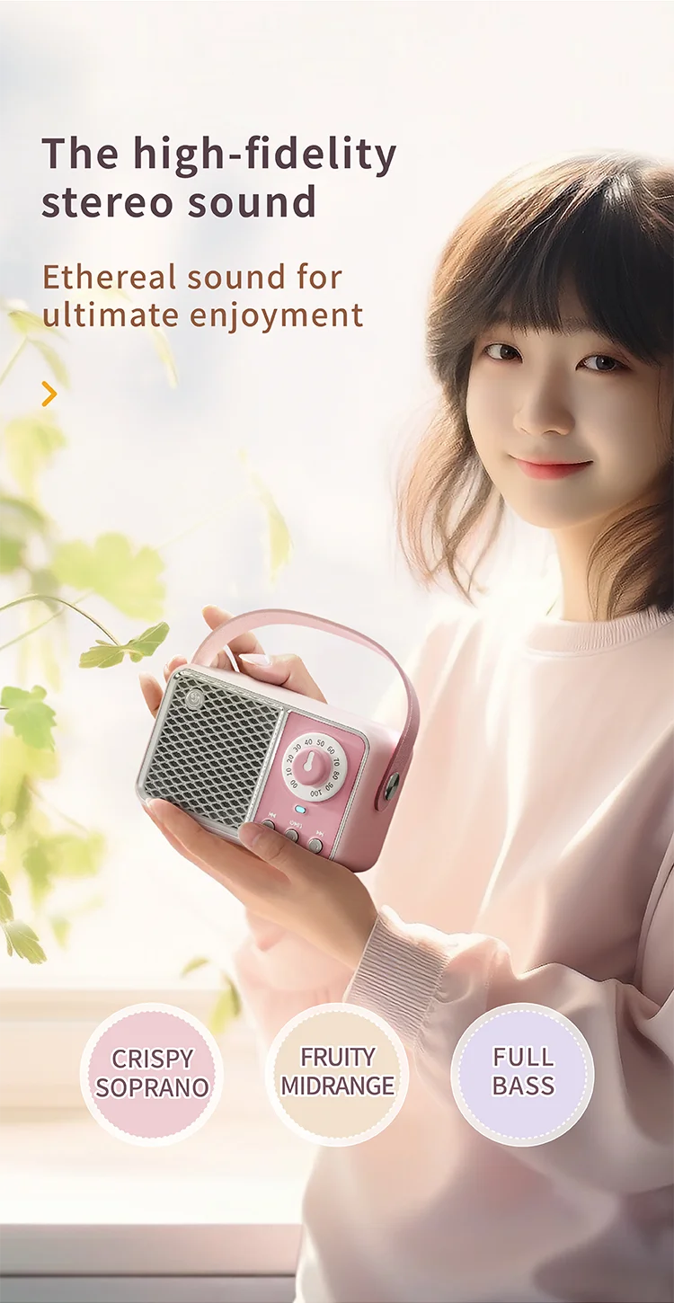 Caixa De Som Bluetooth Speaker Portable Sound Box Music Wireless Radio FM Mini Bocina Mp3 Coluna Column Blootooth Audio Baffle