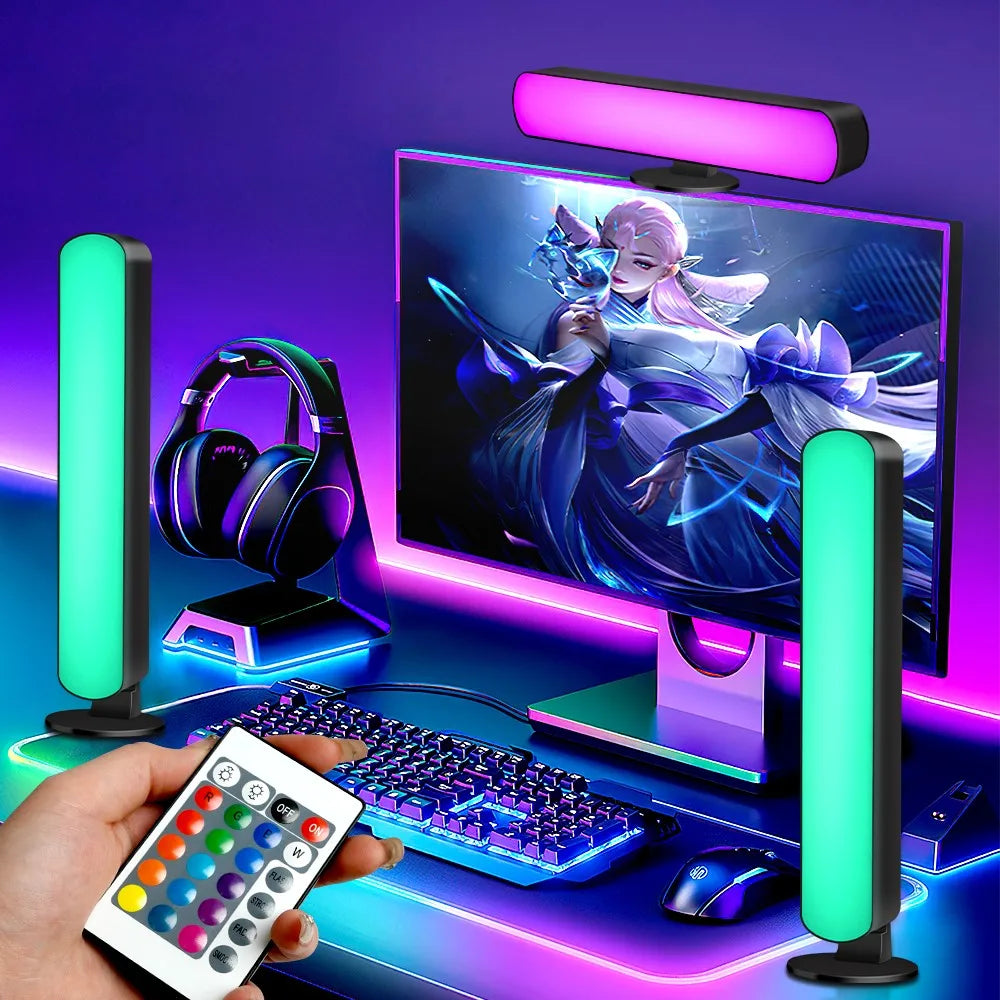 Smart Led Strip Lights With Remote Control RGB Light Bar Lamp PC Monitor Backlight Atmosphere Decoration Desktop For Room Decor