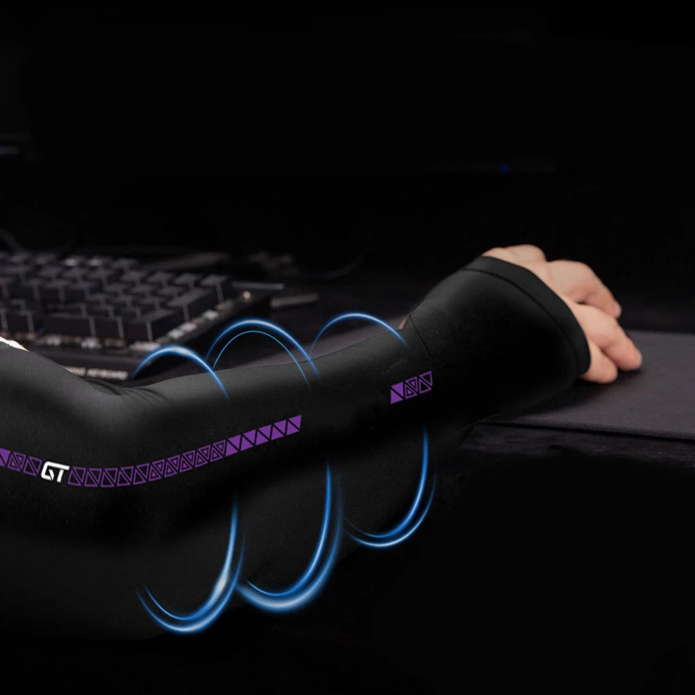 Cooling Effect Esports Gaming Sleeve Absorbs Sweat Reduces Friction Thumbholes For Extended Gaming Sessions