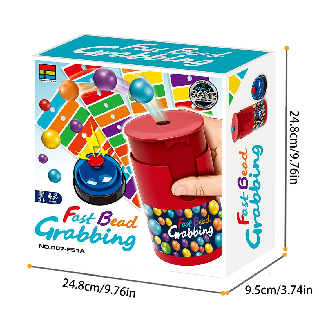 Children's colorful ball games, family gatherings, two person interactive decompression entertainment board game toys