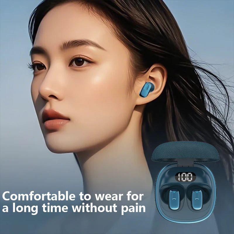 LX5100 Wireless Bluetooth Headphones TWS Waterproof Earbuds Earphones Digital Display Headset Charging Case with Mic HD Call