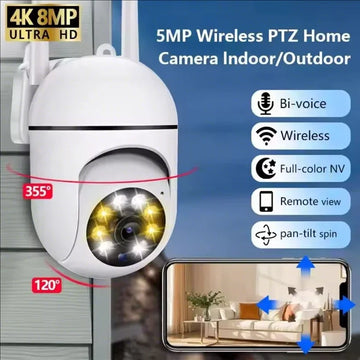 3MP WiFi Camera Home PTZ IP Camera Auto Tracking Security CCTV Camera Color Night Audio Wireless Surveillance Camera